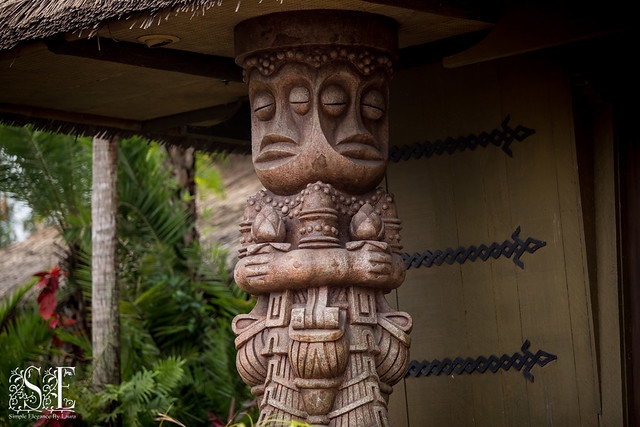 At the Entrance of the Tiki Room