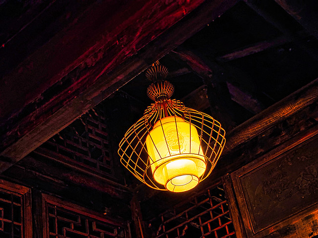 Vintage Chinese hanging light