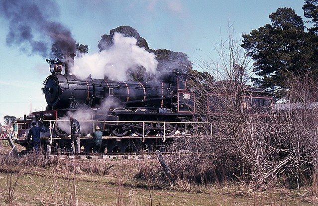 3001 being turned, Crookwell, NSW.