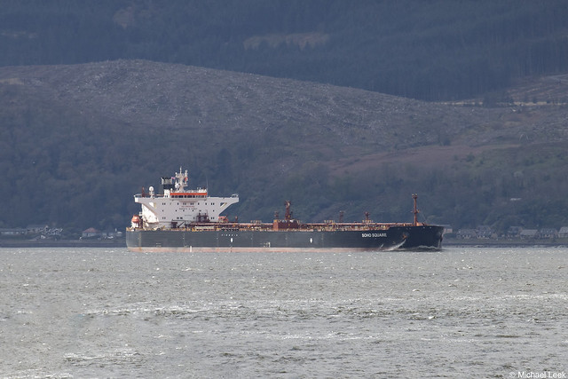The crude oil tanker Soho Square: off Dunoon, Argyll, Scotland.
