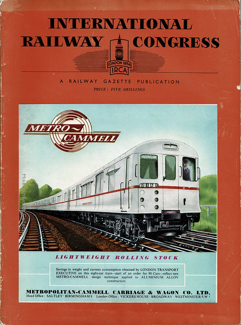 IRCA International Railway Congress : London 1954 : Railway Gazette : London : 1954