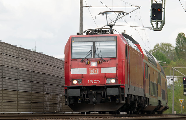 Berlin DB  Regionalbahn 21.4.2024 Lok 146275