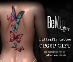 BeMia. Butterflies. Group gift