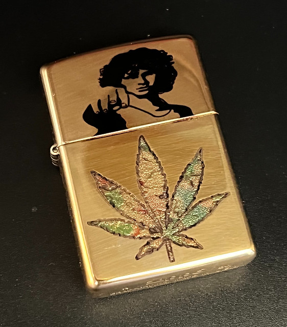Jim Morrison Marijuana Leaf