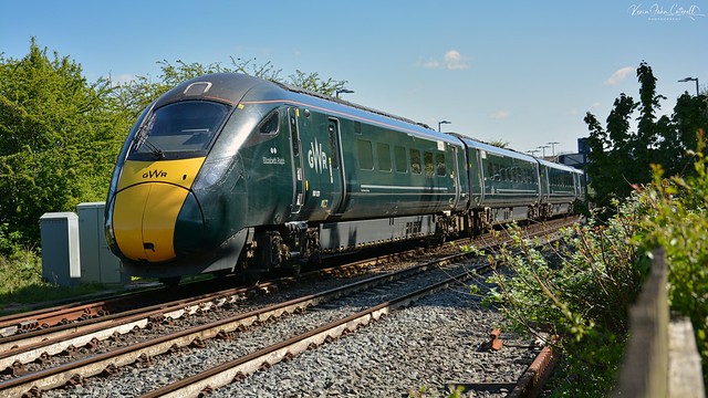 GWR, Class 800, 800020 -  2E59 10:38 Bristol Temple Meads to Worcester Foregate Street