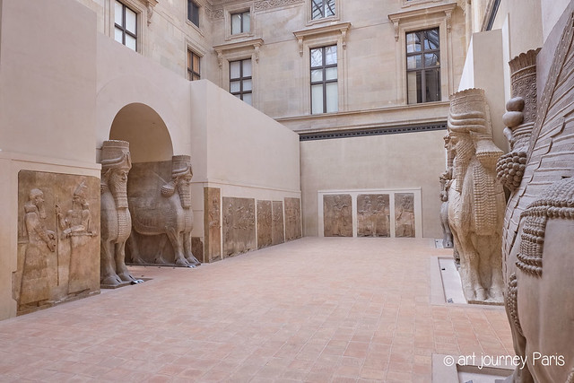 Khorsabad Mesopotamia courtyard Louvre museum
