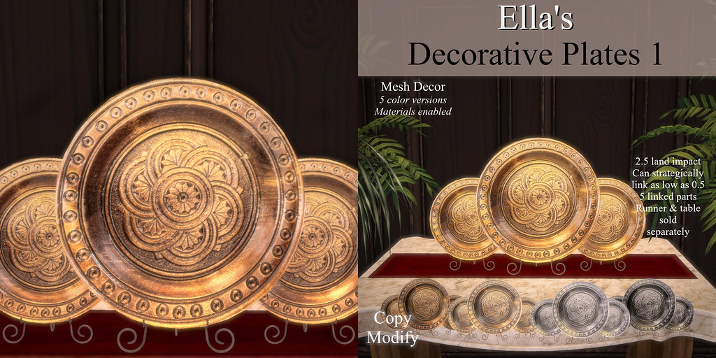 Ella's Decorative Plates 1 Set ad