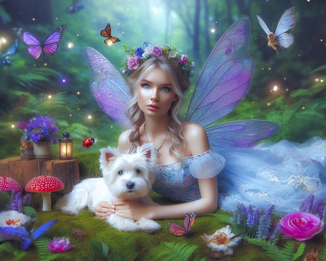 Fairy and the Westie