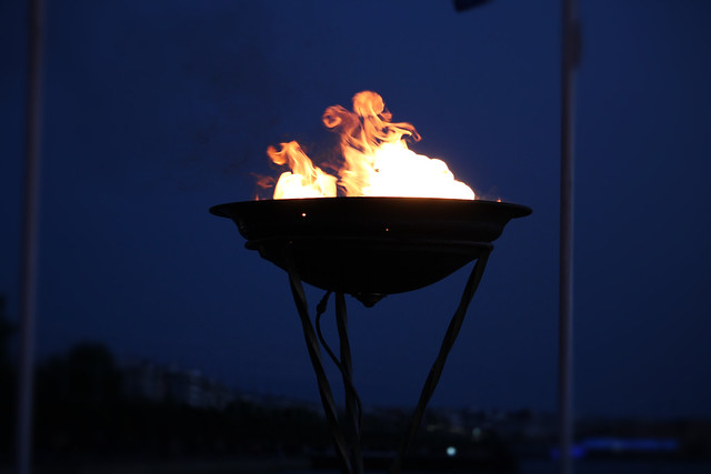 Olympic Flame in Thessaloniki