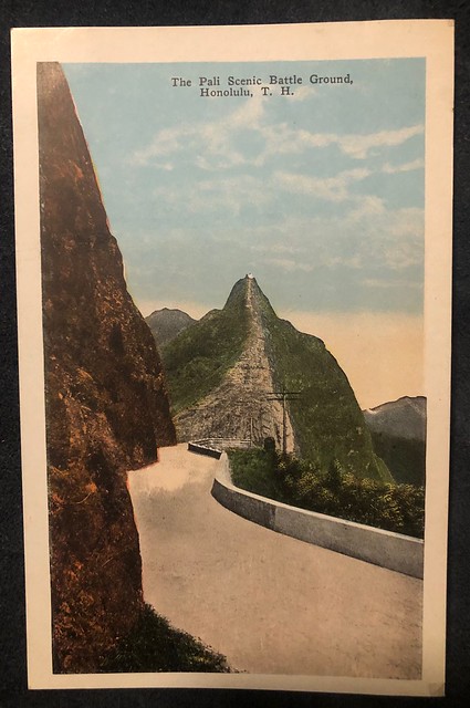 Hawaii Scenic Battleground Postcard