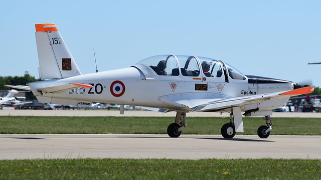 TB-30 Epsilon Socata N599GR served with the (Armee de l Air) French Air Force 315-ZO 152
