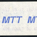 ticket - merthyr tydfil transport 11-6-1989