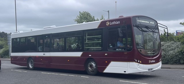 Lothian Buses Volvo B7RLE Wright Eclipse 2 SN13BFP 189