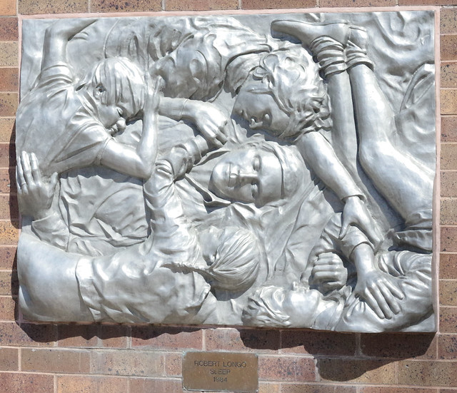 Relief Sculpture attached to Federal Building - Robert Longo - 