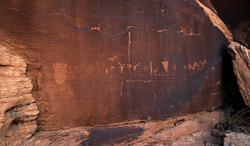 High Petroglyph Panel