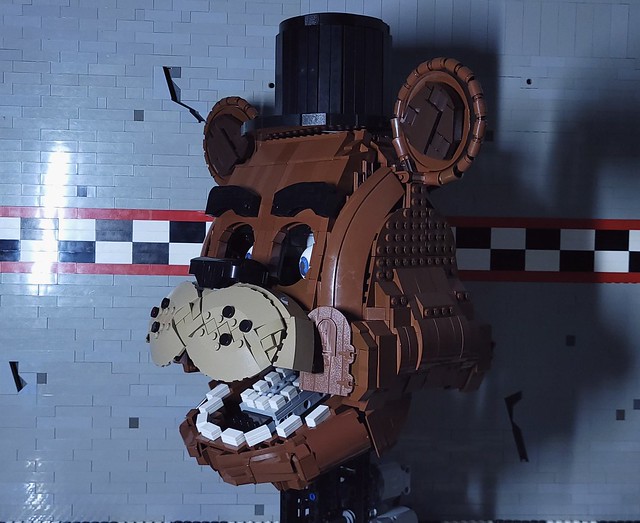 Lego Freddy Fazbear Head
