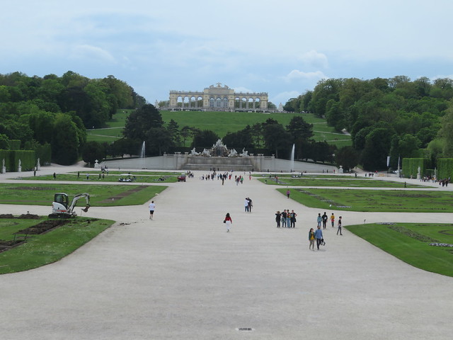 Austria - Vienna - Schönbrunn Palace - Park - View to Gloriette