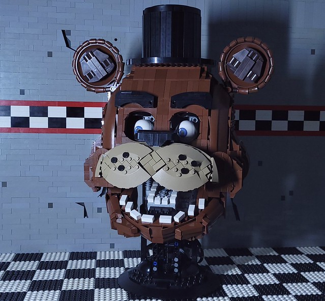 Lego Freddy Fazbear Head