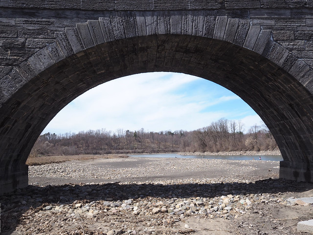 Parit of former Erie Canal Aqueduct - Schoharie Crossing - NYS