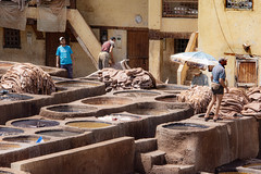 Le concerie di  Fez (Marocco)