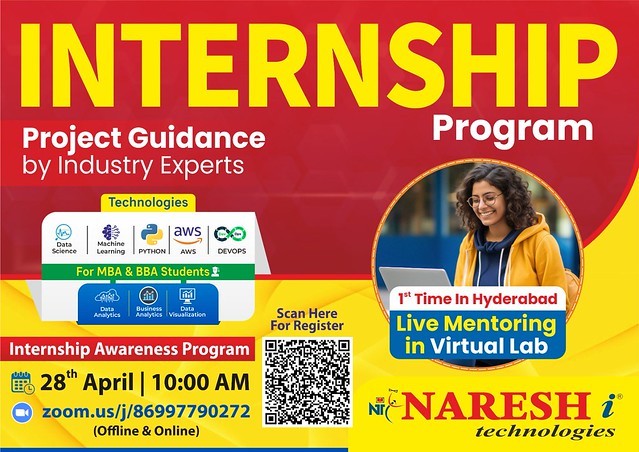 Free internship Awareness program in NareshIT 2024