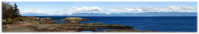 Neck Point Nanaimo Panorama (8 images) - Olympus OM-D E-M10 Mark II with Legacy Nikon Nikkor-P・C Auto 1:3.5 55mm Prime and Fotodiox Pro Nik-M43 Adapter