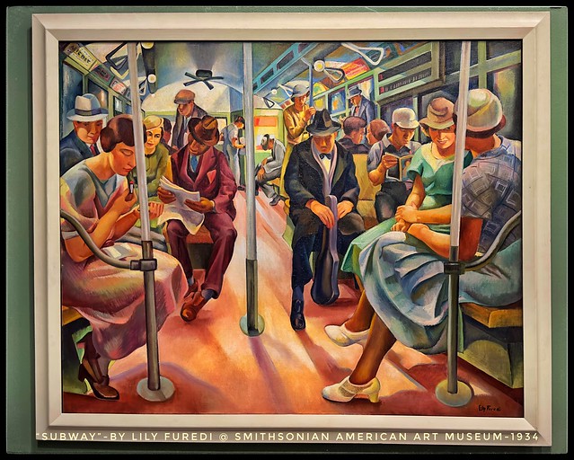 “Subway”- by Budapest Artist Lily Furedi-in 1934
