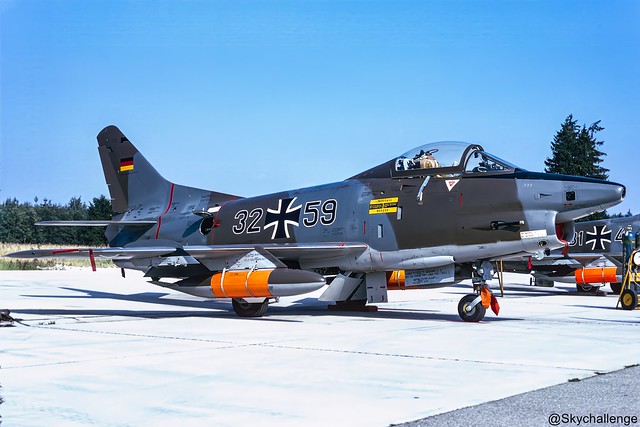 Oberpfaffenhofen 22.08.1974 Fiat G91-R/3 Gina Luftwaffe  c/n  32+59