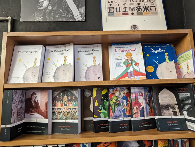 Many different Little Prince editions, Bookstore, Torino, Piedmont, Italy