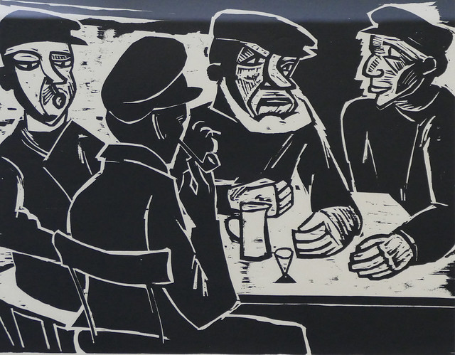 Max Pechstein, In der Kneipe - At the tavern