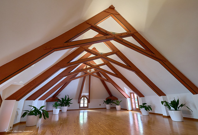 179.Capricho de Gaudì - wooden ceiling structure