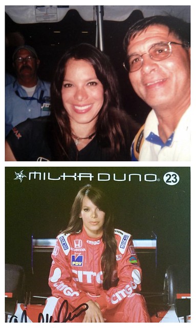 Wishing,  Indy, NASCAR, Milka Duno, a Very Happy Birthday Today 4/22 !!!!!!! Born 1972 In 2007, she qualified and for the first time was 1 out of 3 woman to race at the same time in the, Indianapolis 500,In 2010, for the first time, she was 1 out of 5 wom