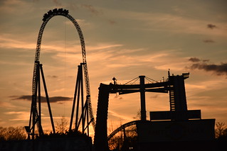 Silhouetted Stealth with Tidal Wave