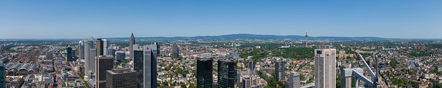 Maintower Panorama (West bis Nord-Ost)