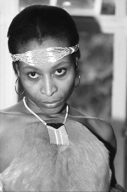 Ntombodidi Ethnic Zulu South African Havercourt Studio London B&W Aug 2001 180