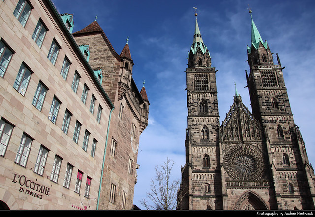 St Lorenzkirche & Nassauer Haus, Nuremberg, Germany