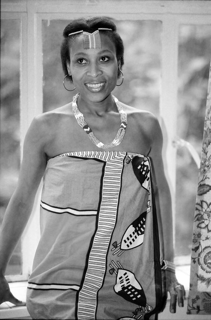 Ntombodidi Ethnic Zulu South African Havercourt Studio London B&W Aug 2001 153