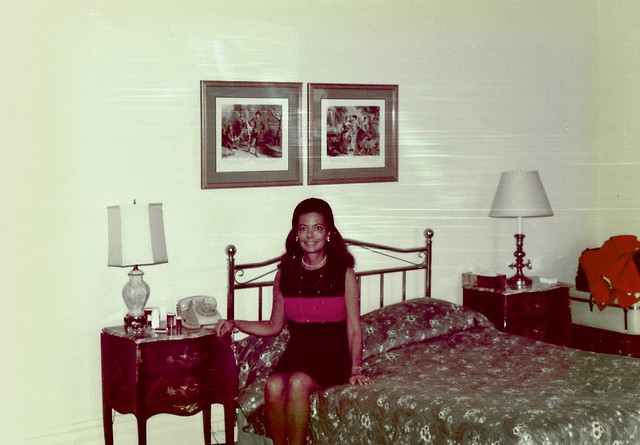 Copley Plaza Hotel room, Boston, 1975
