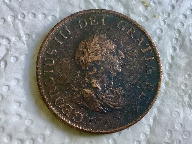 1799 George 111 Halfpenny. Dated 1799.