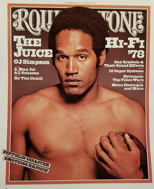 1977 Rolling Stone Magazine - O.J. Simpson