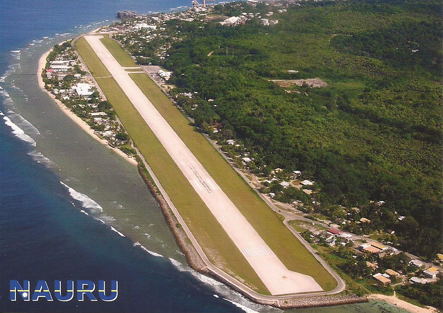 Nauru International Airport (INU) postcard - 2007