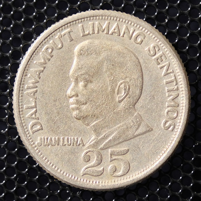 Philippines 1968 25 Sentimos Juan Luna