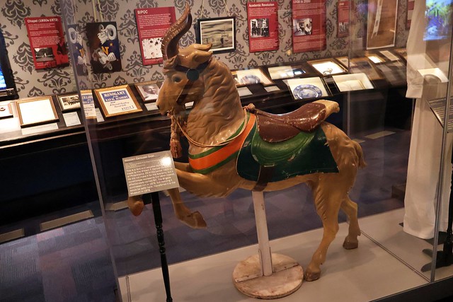 Annapolis - USNA Museum: Wooden Carousel Goat