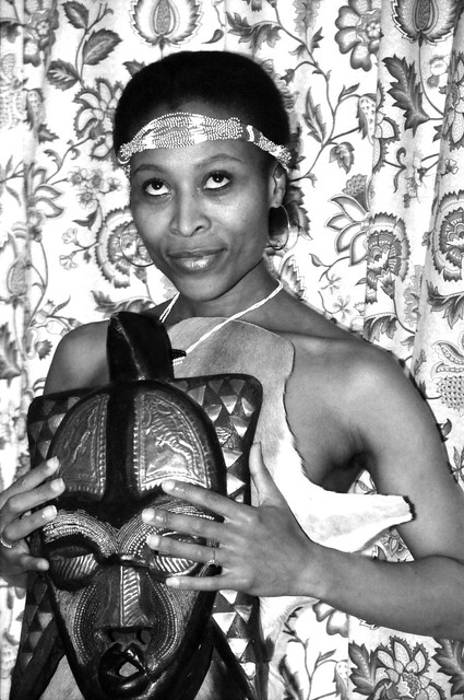 Ntombodidi Ethnic Zulu South African Havercourt Studio London B&W Aug 2001 120
