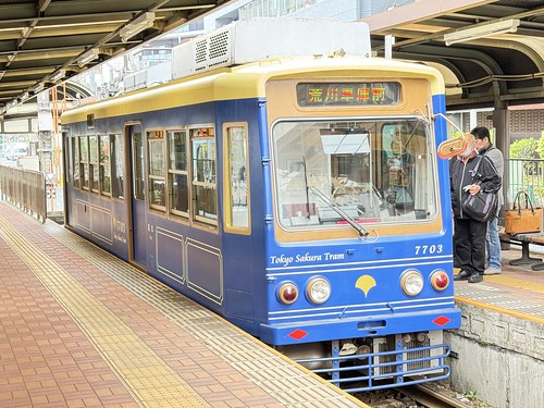 Die einzige in Tokio verbliebene Tramlinie