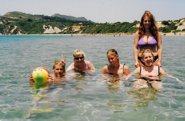 Vid Gerakas strand, naturreservat för Havssköldpaddor Zakynthos juni 2002