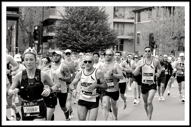 London Marathon in Deptford 2024
