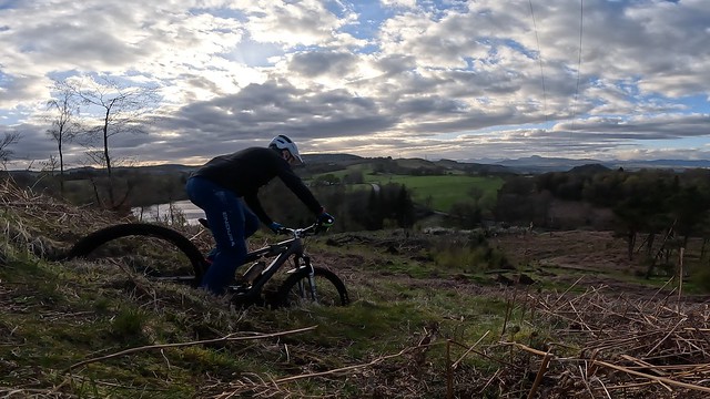 ending the day with singletrack
