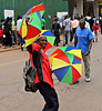 Umbrella man, Kampala Festival