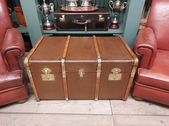 Vintage French trunk